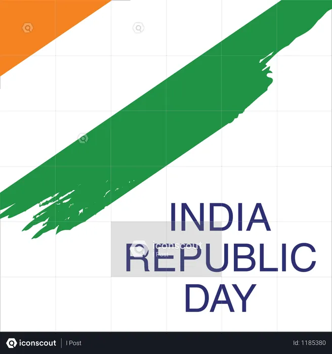 Indian Republic Day Concept  Illustration