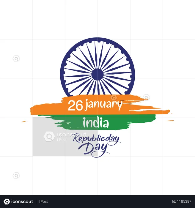 Indian Republic Day Concept  Illustration