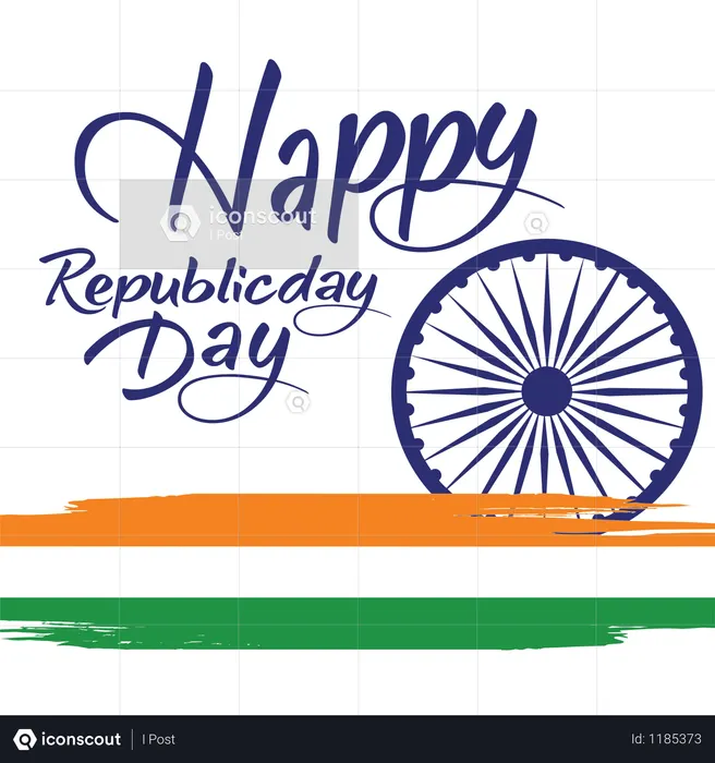 Indian Republic Day Concept  Illustration