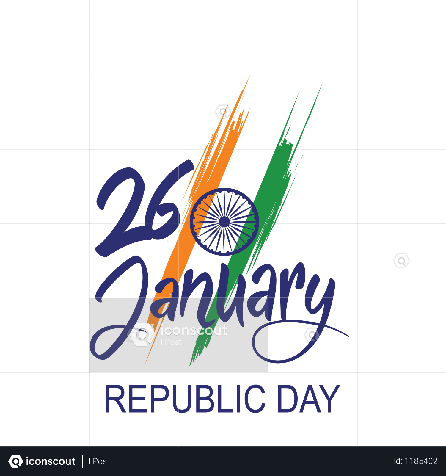 India Republic Day January Indian Background Stock Vector by ©Flatart  237360658
