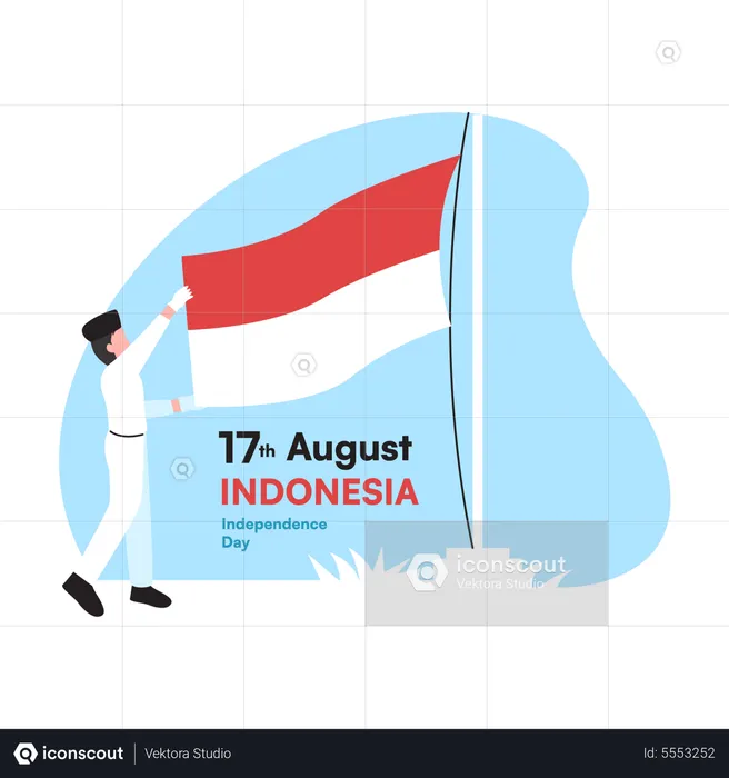Indonesia Independence Day  Illustration