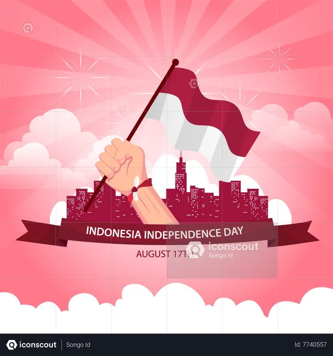 Indonesian Independence Day  Illustration