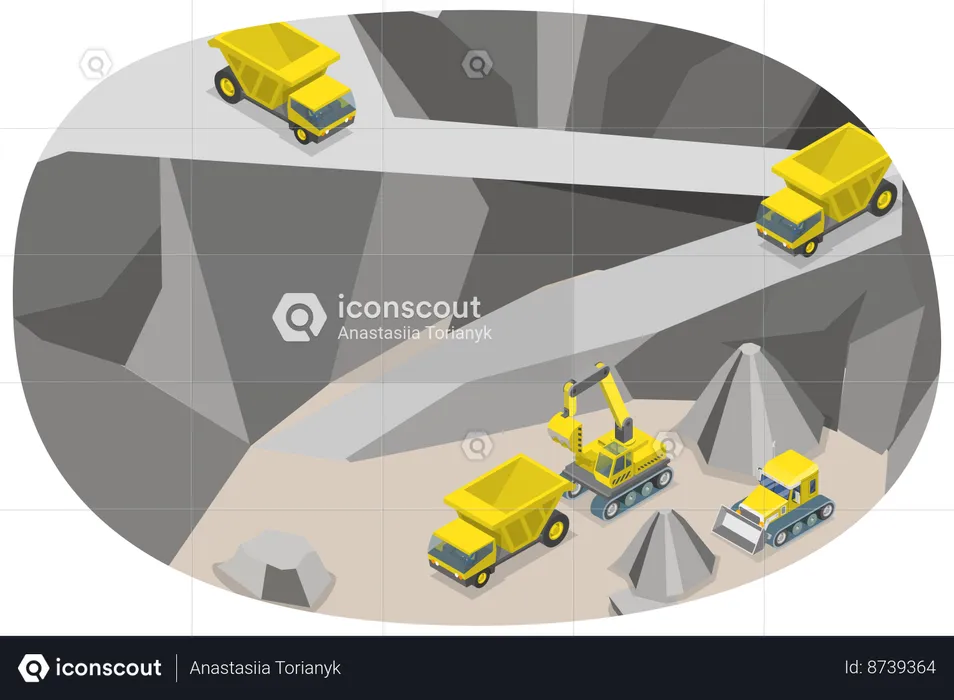 Industrial Machinery  Illustration