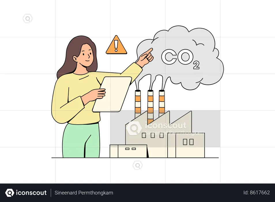 Industrial pollution increasing at high rate  Illustration