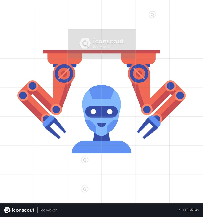 Industrial robot  Illustration