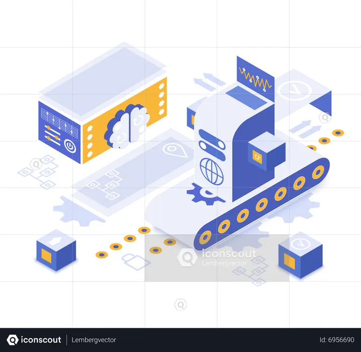 Industrie intelligente  Illustration