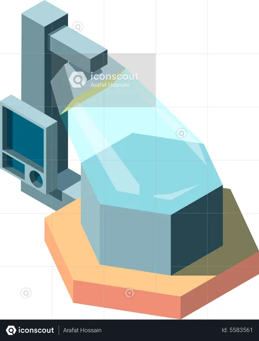 Industry Smart Machine  Illustration