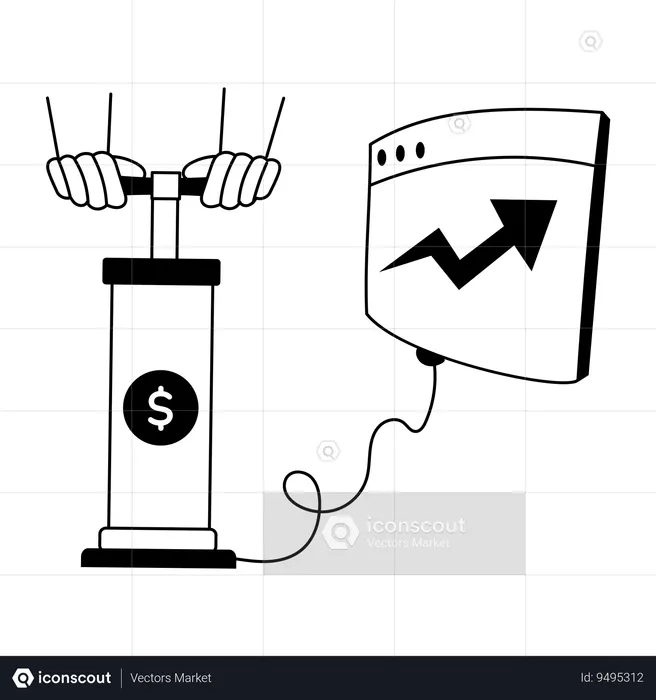 Inflação financeira  Ilustração