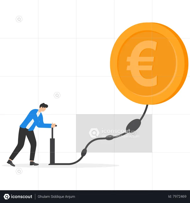 Inflation In Europe  Illustration