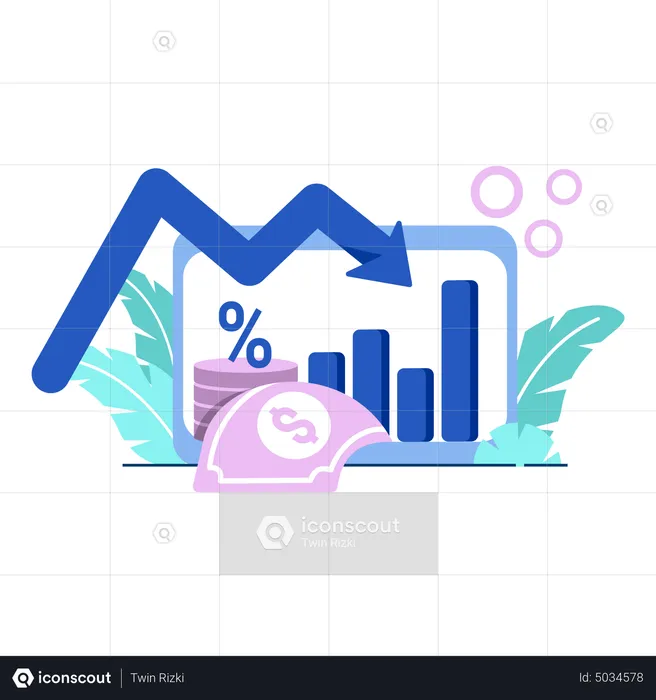 Inflation news  Illustration