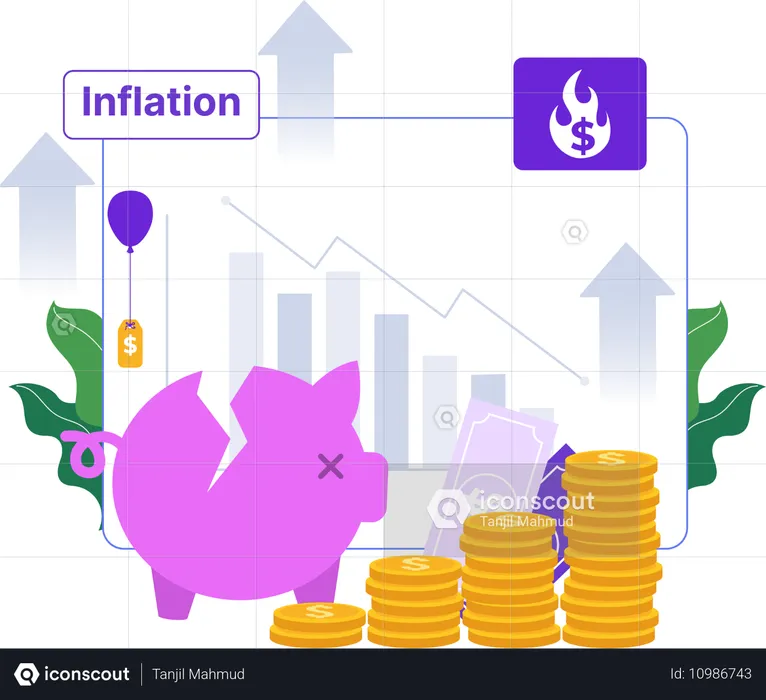 Inflation rate  Illustration