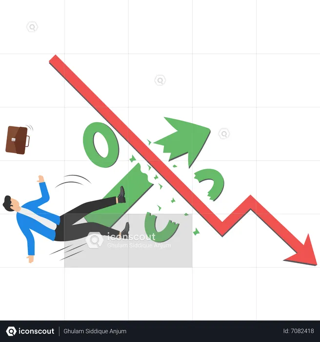 Inflation remains high while interest rates hike  Illustration