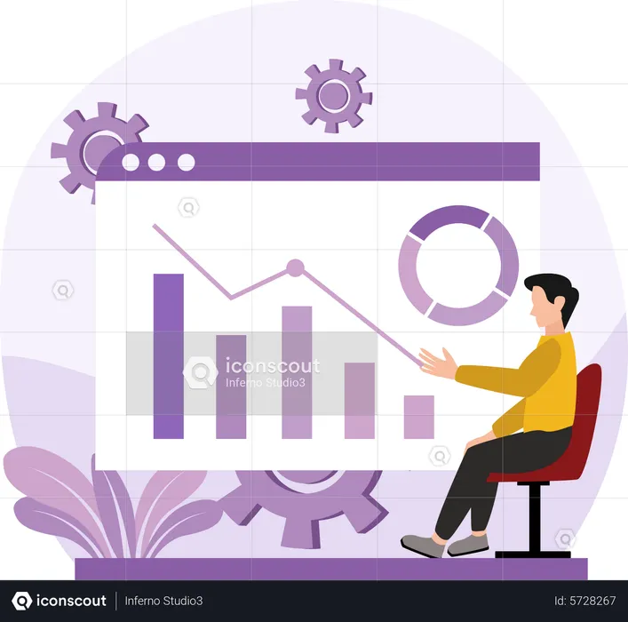 Infográficos da web  Ilustração