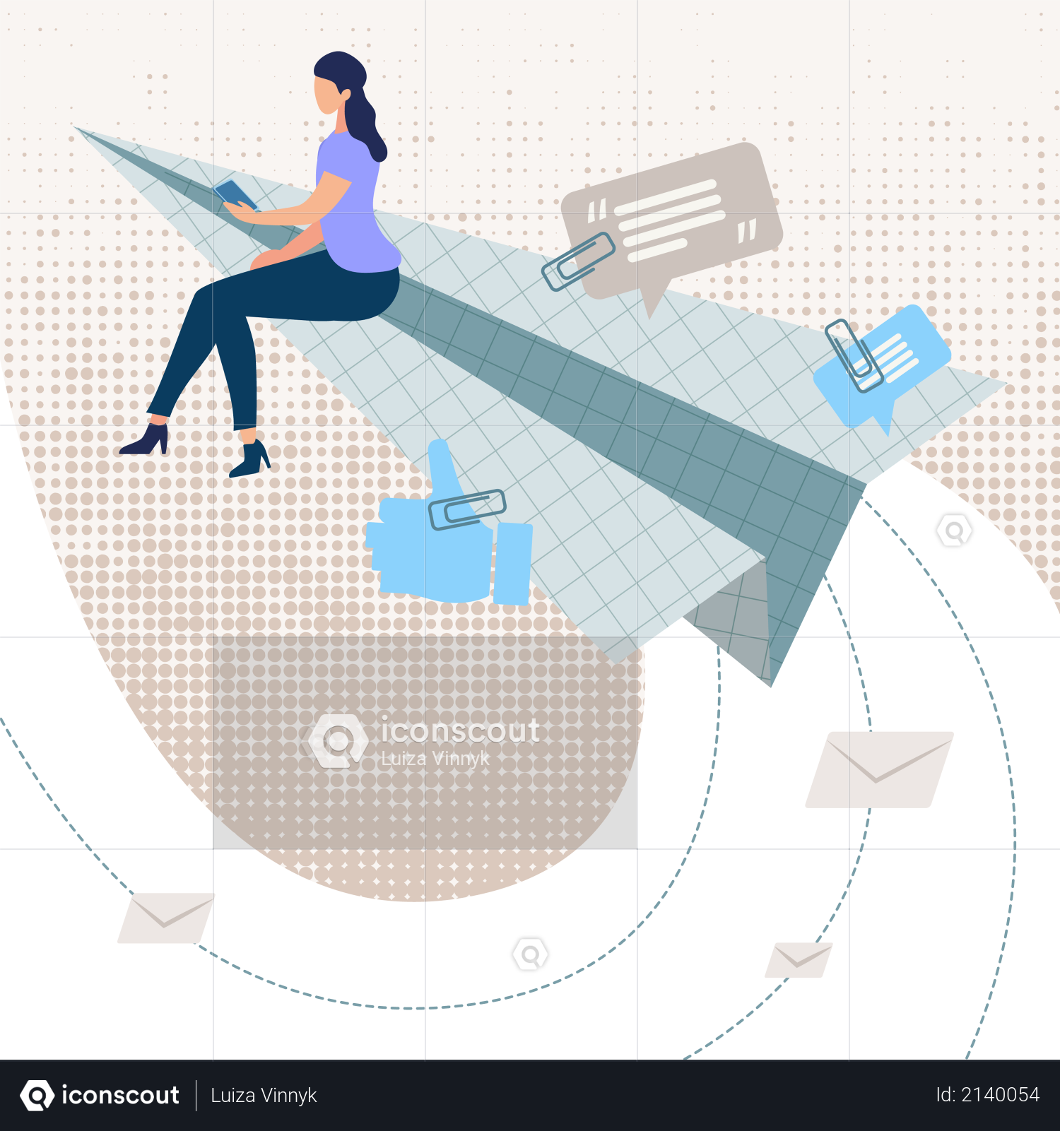 Informational Banner Online Response Application Illustration