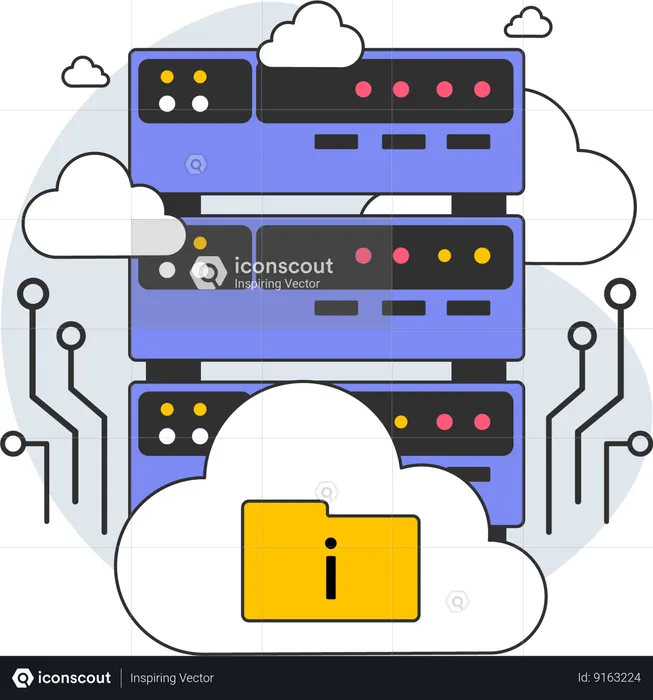 Informations sur le serveur cloud  Illustration