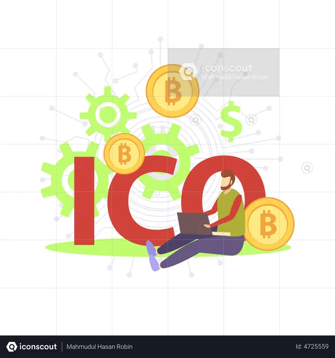 Initial Coin Offering  Illustration