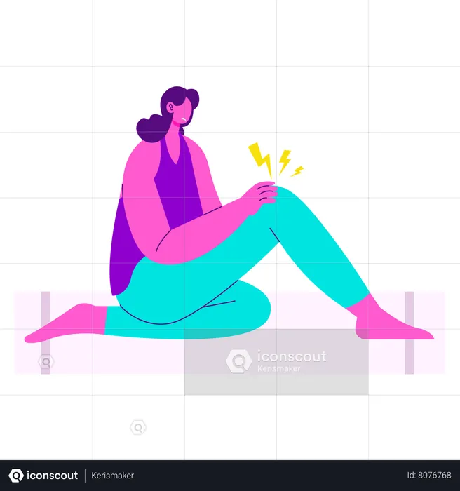 Injury Yoga  Illustration