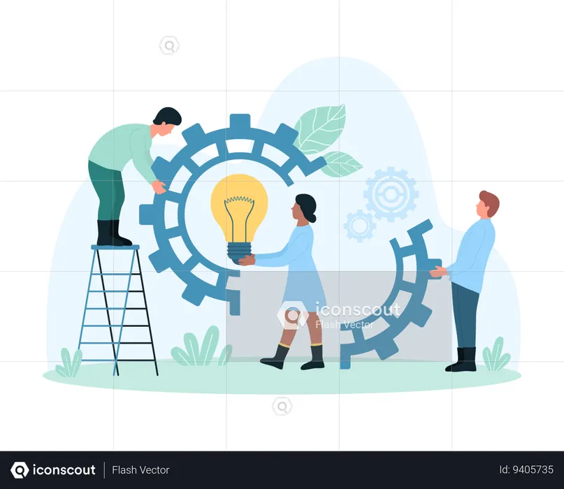 Innovation process  Illustration