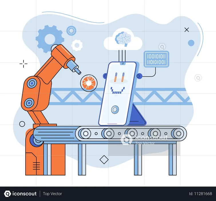 Innovative approach to organization of industrial production  Illustration