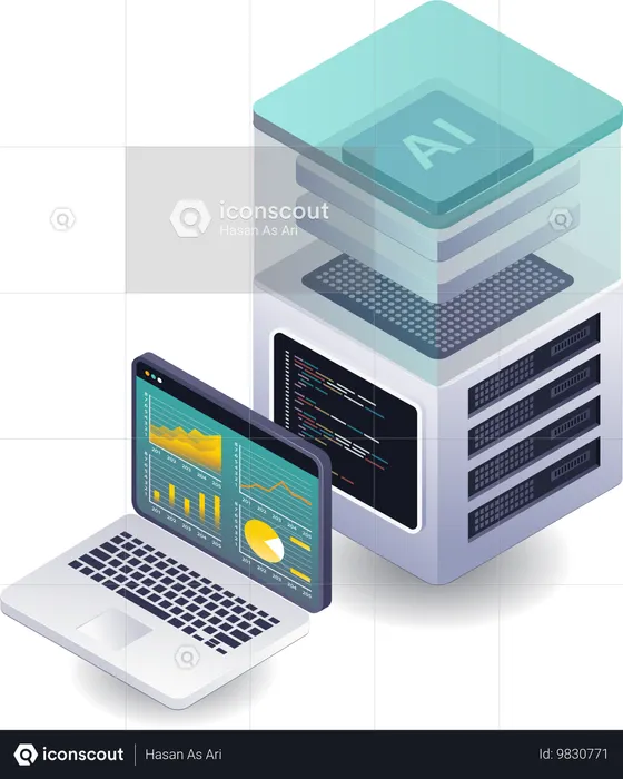 Insights from Data Analytics in Computer Server Technology  Illustration