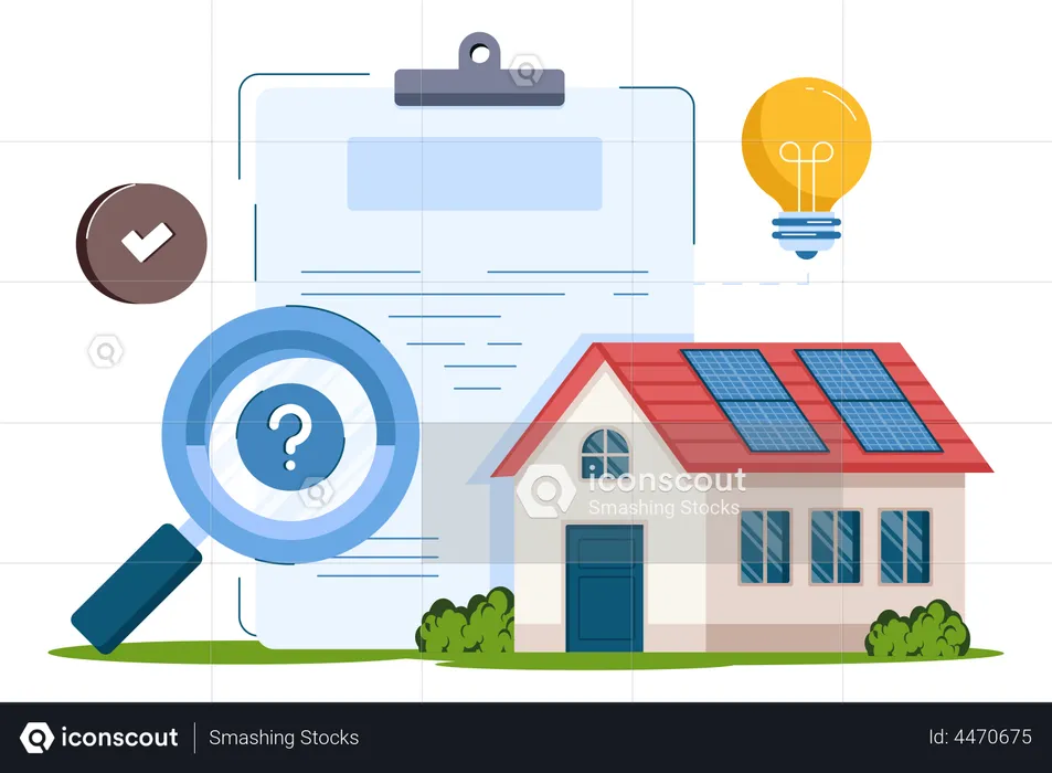 Inspeção residencial  Ilustração