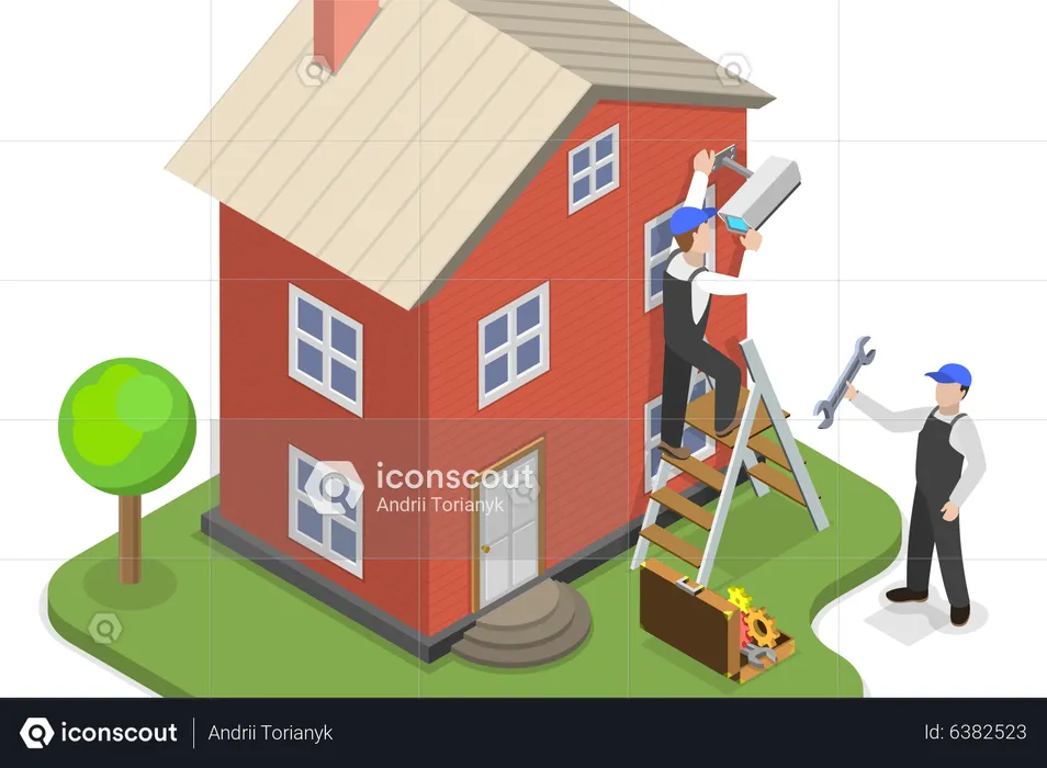 Instalação de CFTV  Ilustração