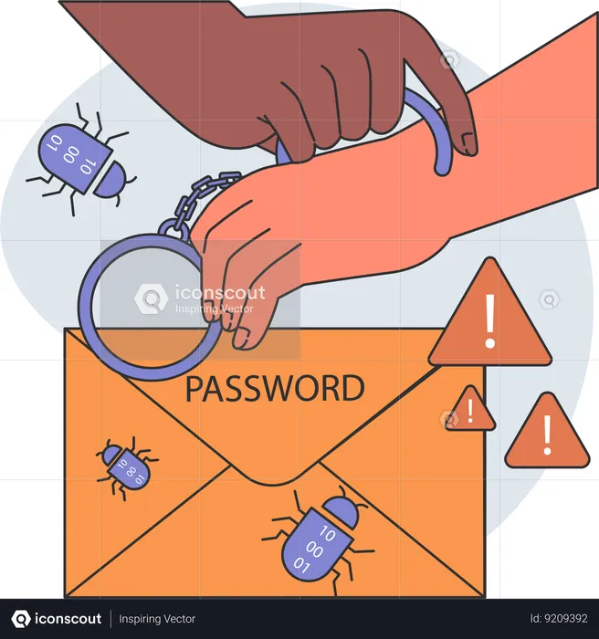 Install anti-virus software  Illustration