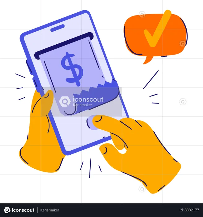 Instant Payment  Illustration