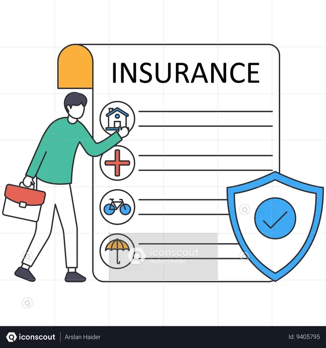 Insurance Broker  Illustration