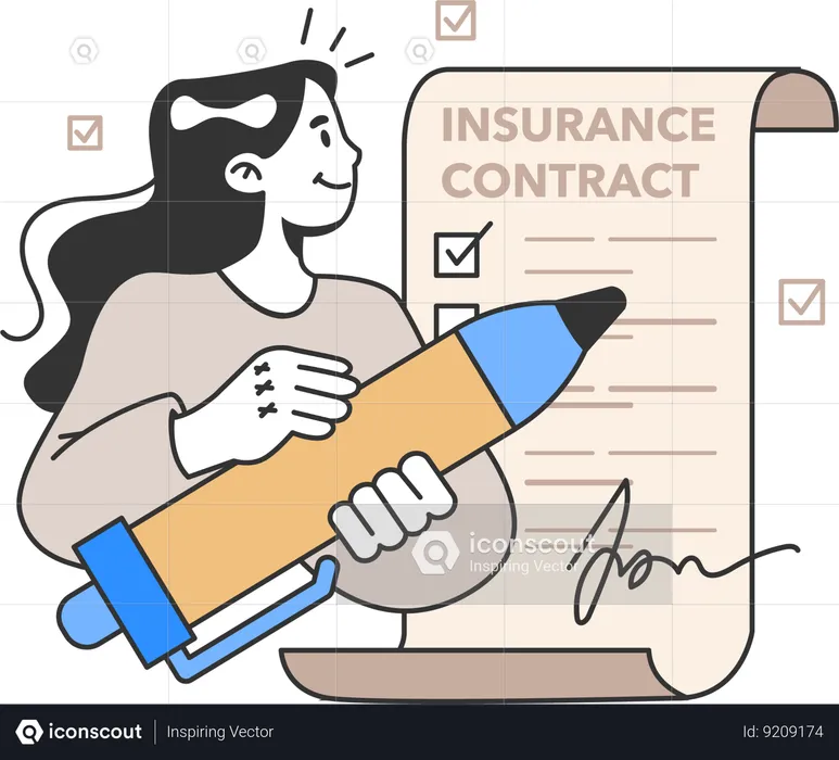 Insurance contract  Illustration