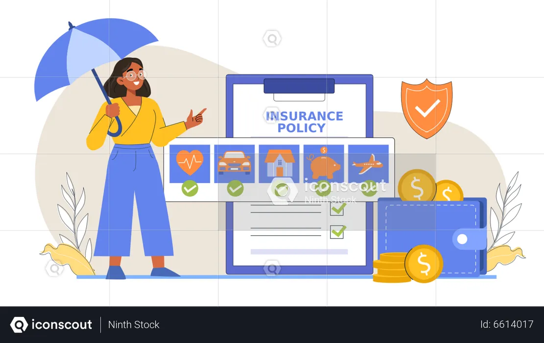 Insurance cover  Illustration