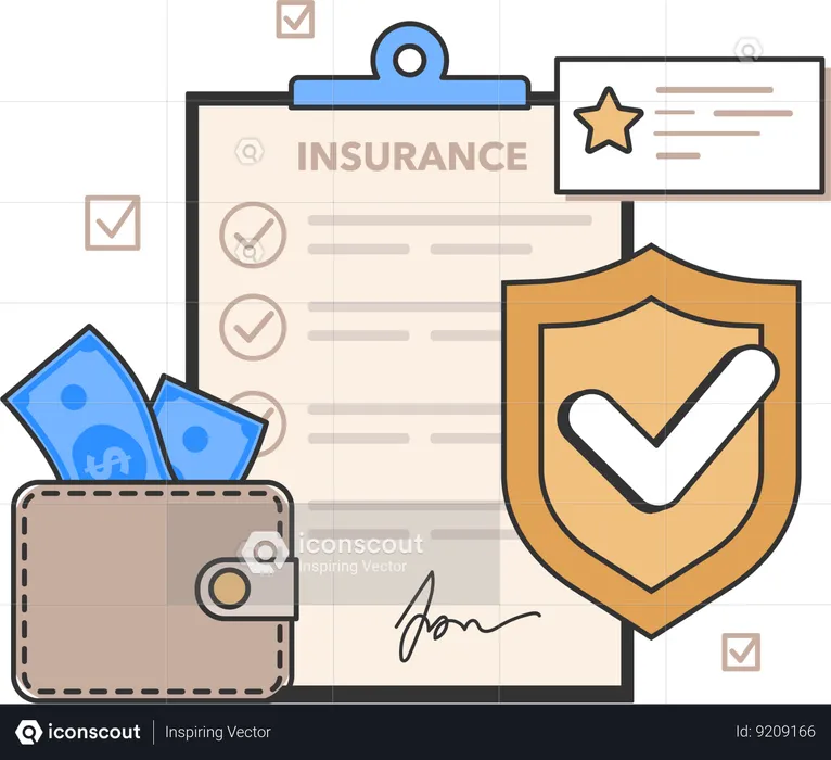 Insurance premium  Illustration