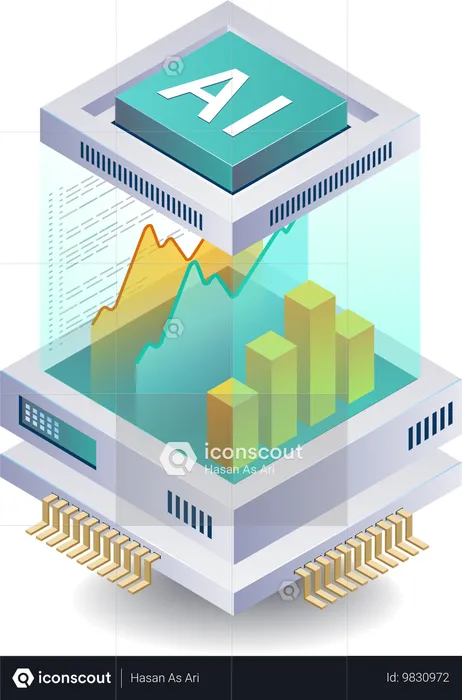 Inteligência Artificial em Análise de Dados  Ilustração