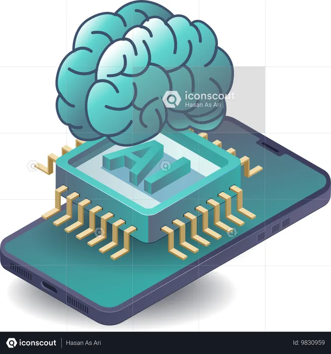 L'intelligence artificielle dans les applications pour smartphones  Illustration