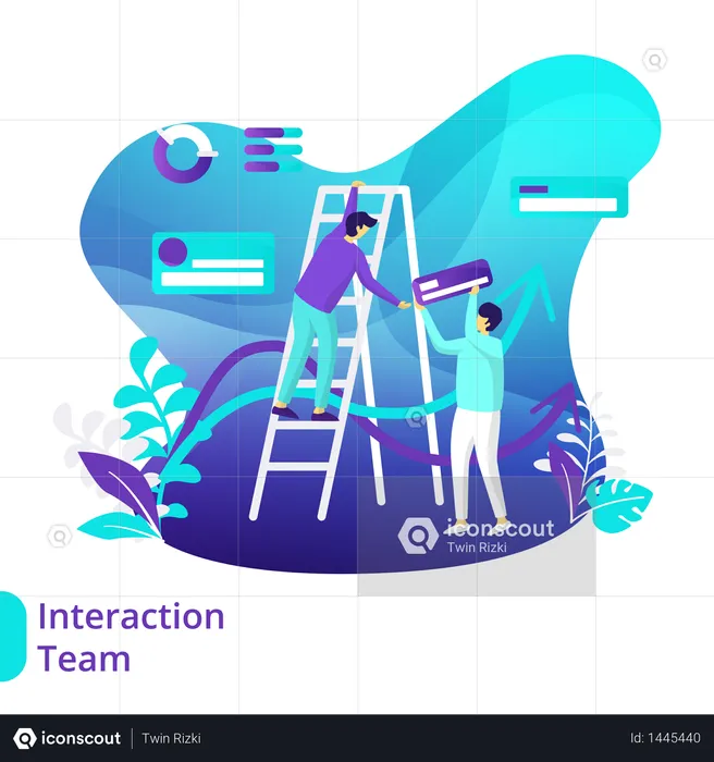 Équipe d'interaction  Illustration