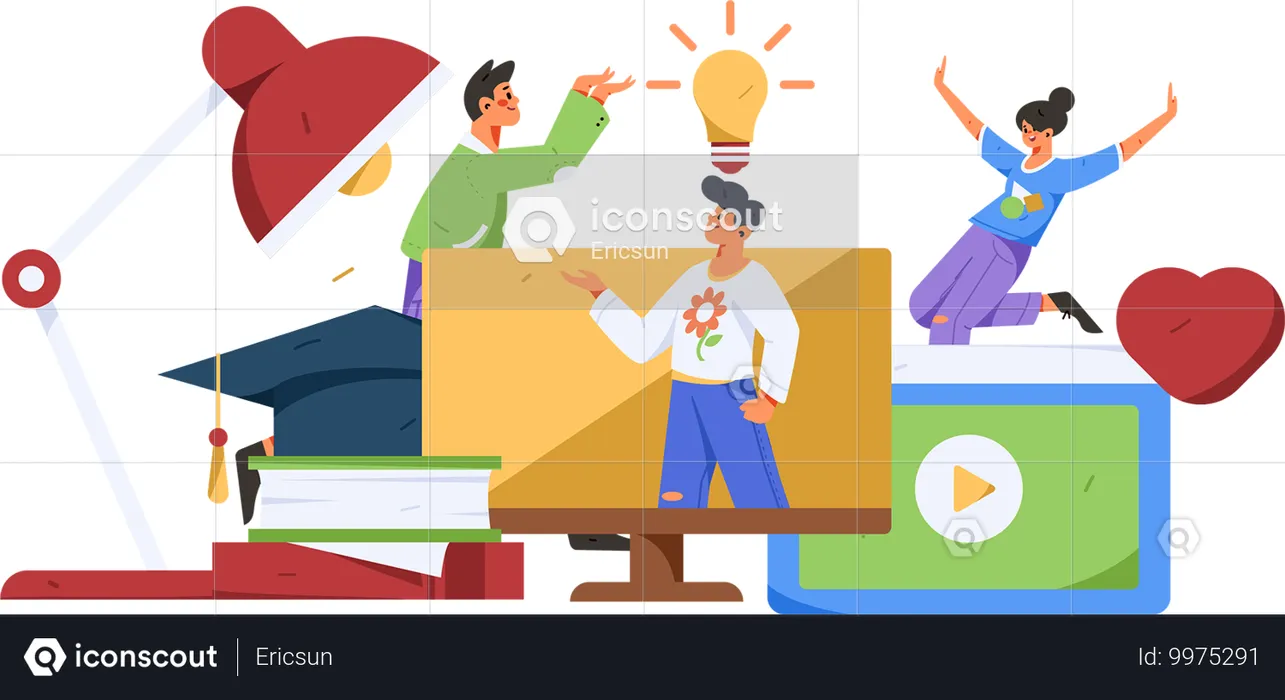 Interactive Learning  Illustration