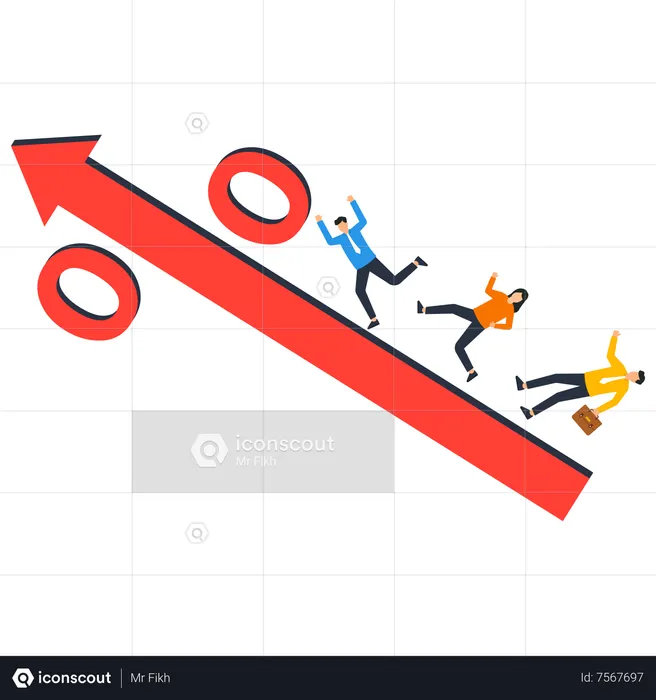 Interest rate and inflation percent  Illustration