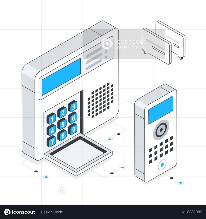 Interfone  Ilustração