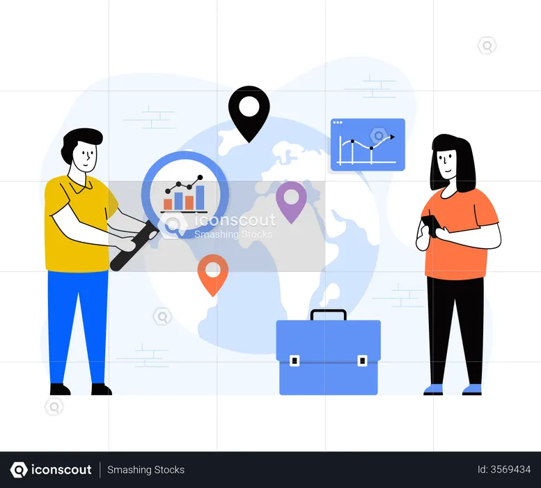 International Business Growth  Illustration