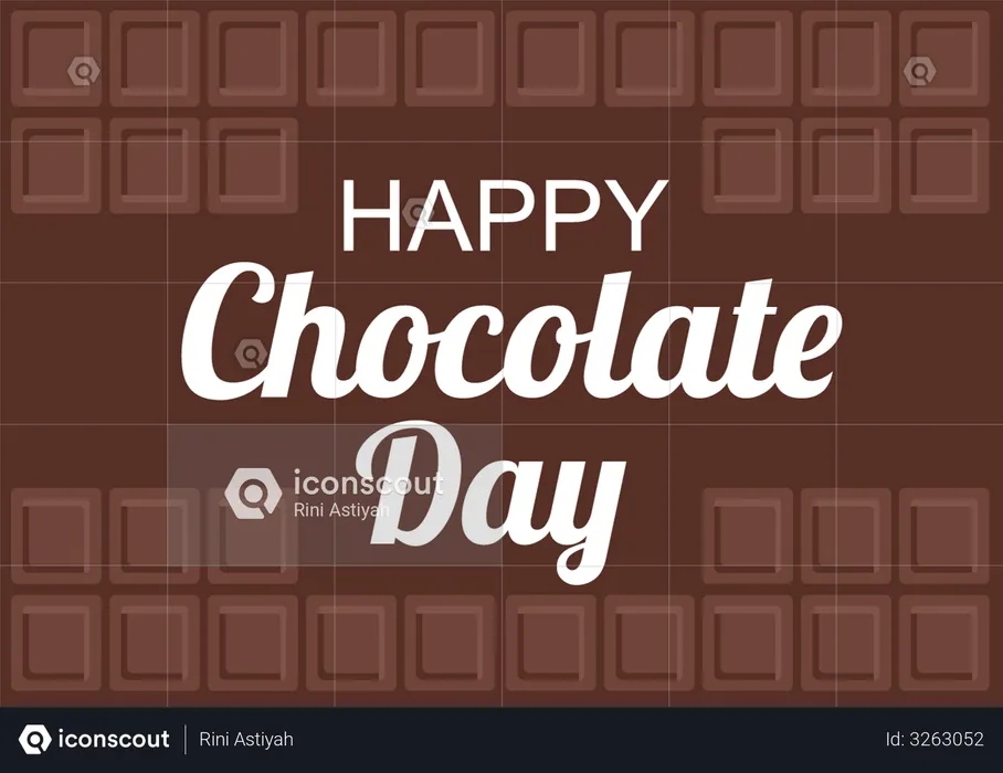 International Chocolate Day  Illustration