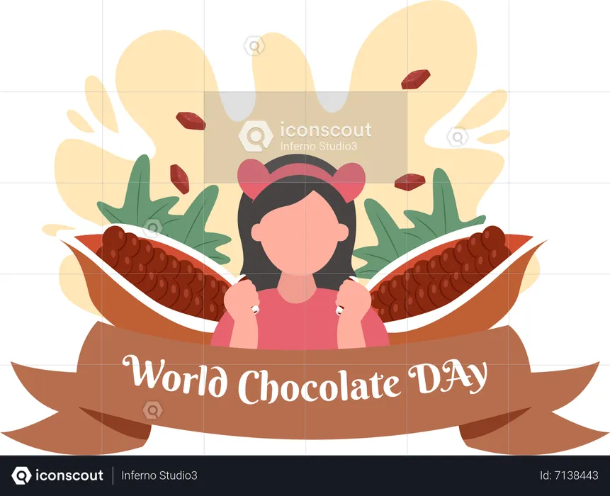 International Chocolate Day  Illustration