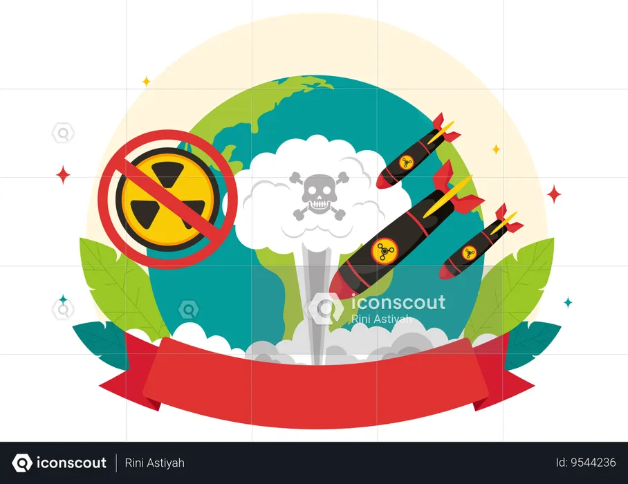 International Day Against Nuclear Tests  Illustration