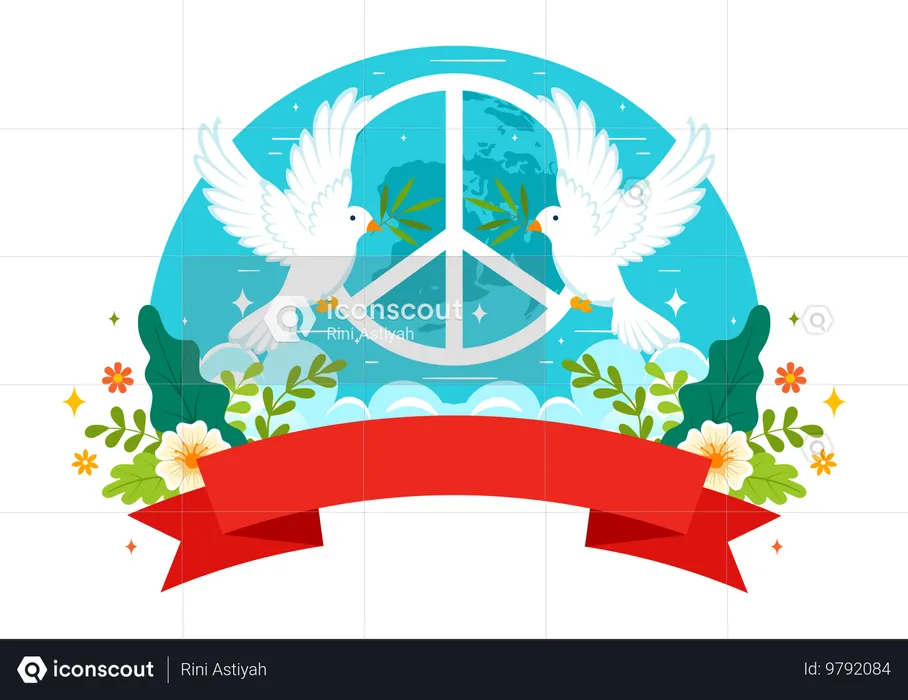 International Day Of Peace  Illustration