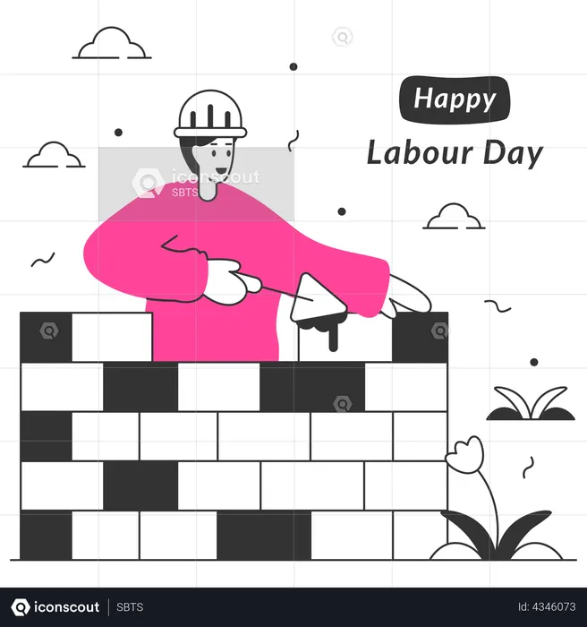 International Labour Day  Illustration