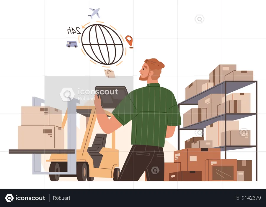 International logistic  Illustration