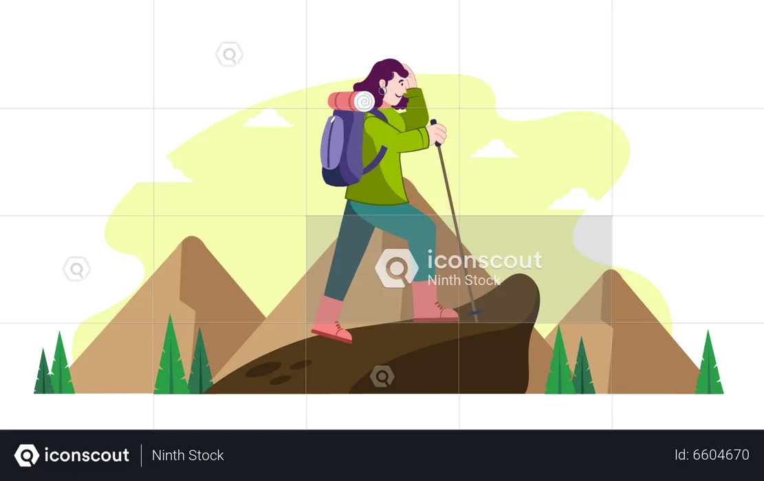 International Mountain Day  Illustration
