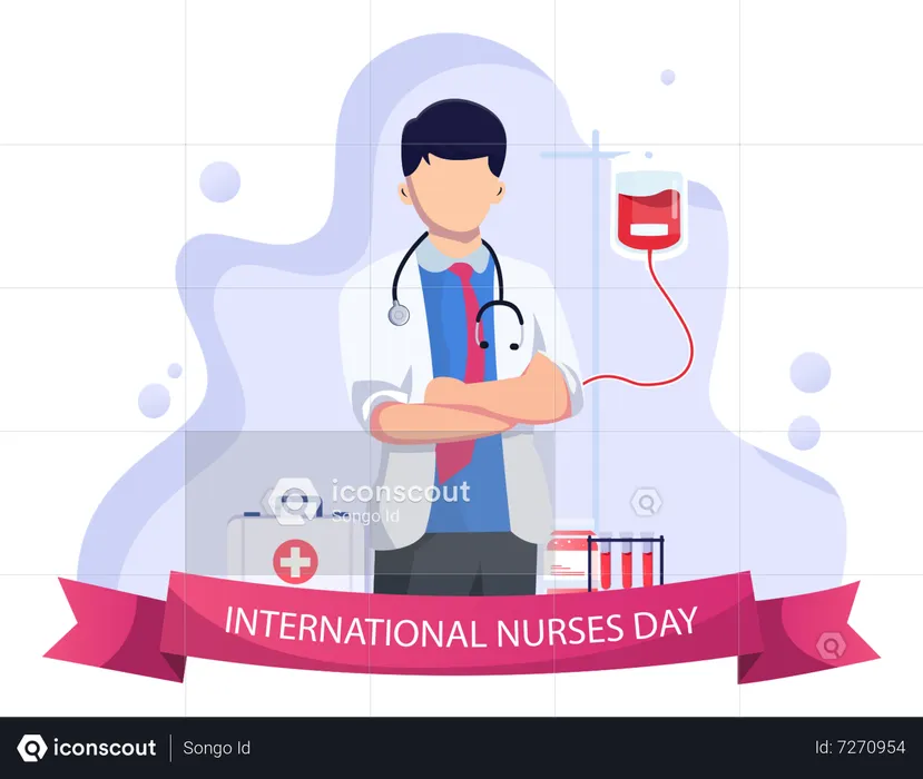 International Nurse Day  Illustration