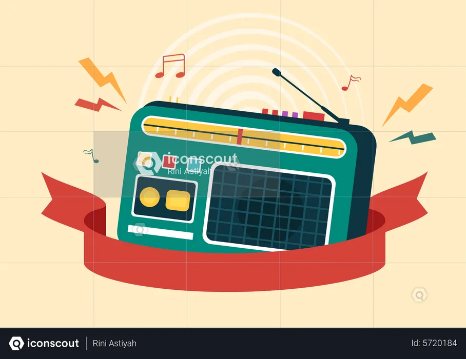 International Radio Day  Illustration