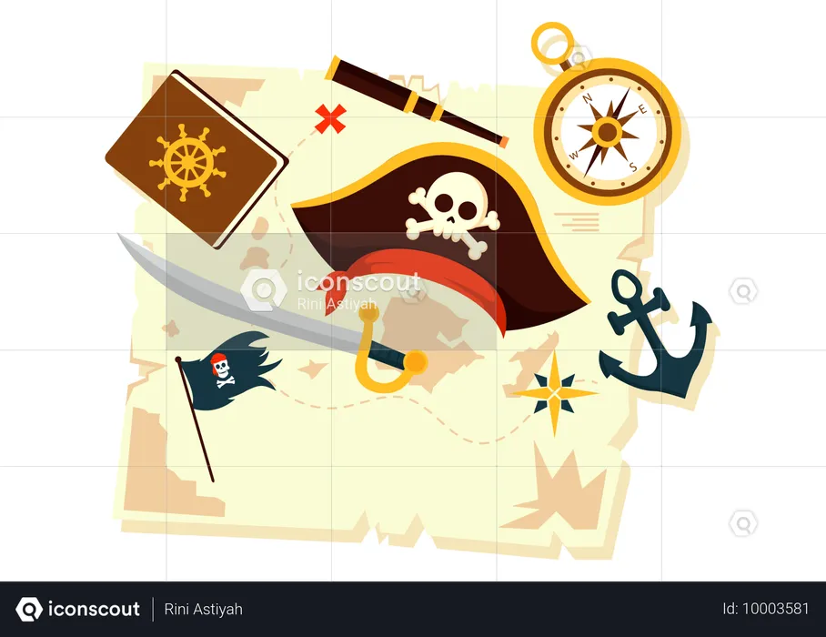 International Talk Like A Pirate Day  Illustration