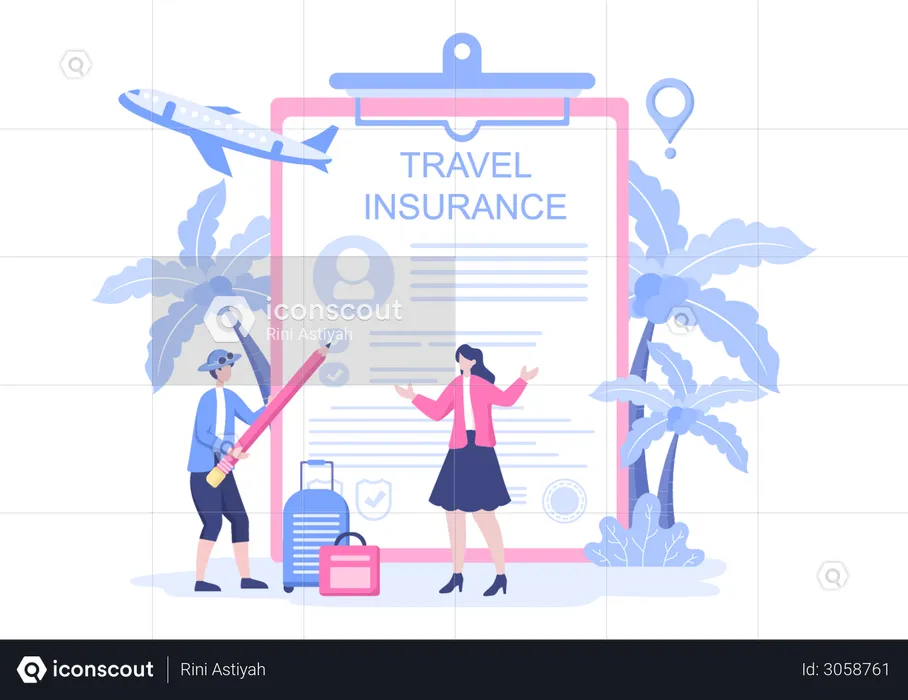 International Travel Insurance  Illustration